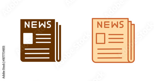 News Bulletin Icon Design
