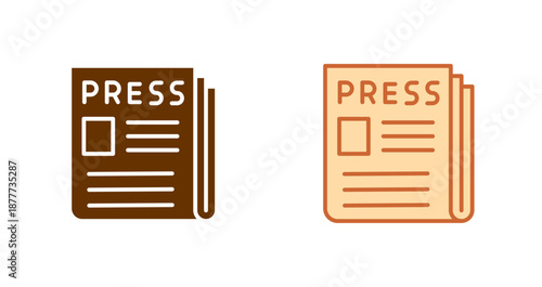 Press Release Icon Design