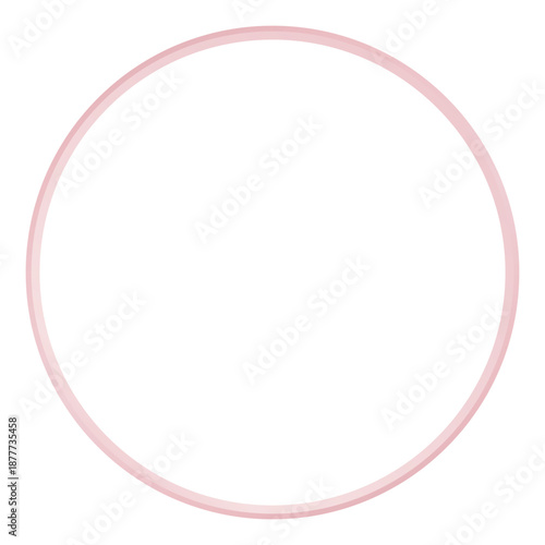 Minimalist circular frame with soft gradient rim – A soft pastel circular frame enhancing wedding invitation, stationery, and elegant packaging compositions