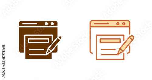 News Blog Icon Design