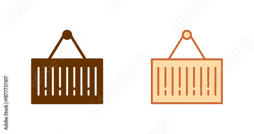 Barcode Sales Icon Design