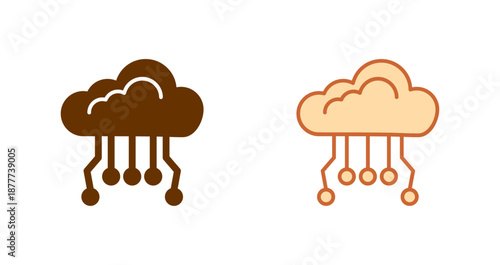 Cloud Computing Icon Design