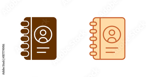 Contact List Icon Design