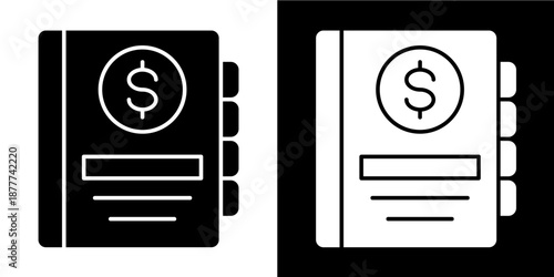 Schedule Icon Set White Glyph Style Collection