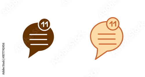 Unread Message Icon Design