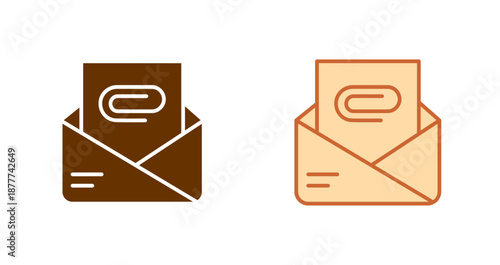 Attachment Clip Icon Design