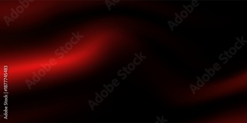 Dark abstract background with glowing red light streaks and smooth gradient motion. modern trendy design