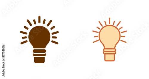 Light Bulb Icon Design