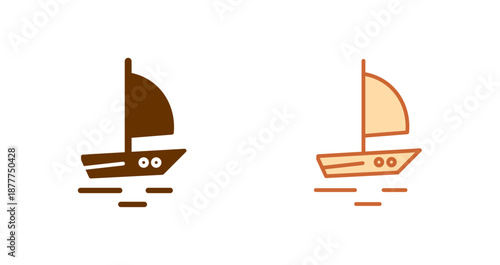 Sailboat Icon Design