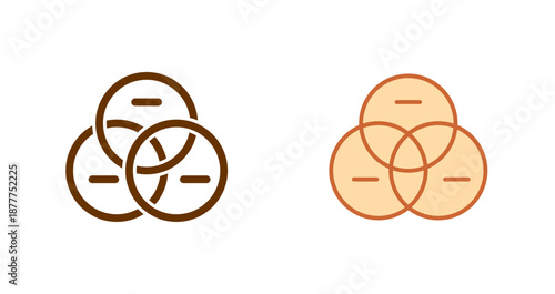 Venn Diagram Icon Design
