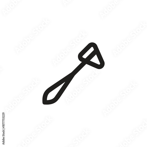 Reflex Hammer icon vector. Linear style sign for mobile concept and web design. Reflex Hammer symbol illustration. Pixel vector graphics - Vector.