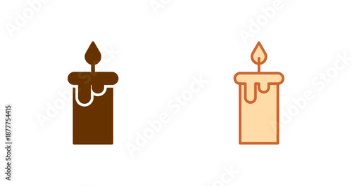 Candle Icon Design