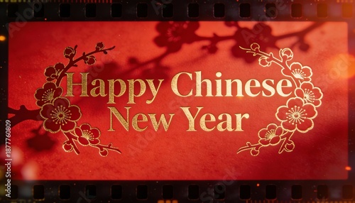 Celebration of happy chinese new year global festivity graphic art