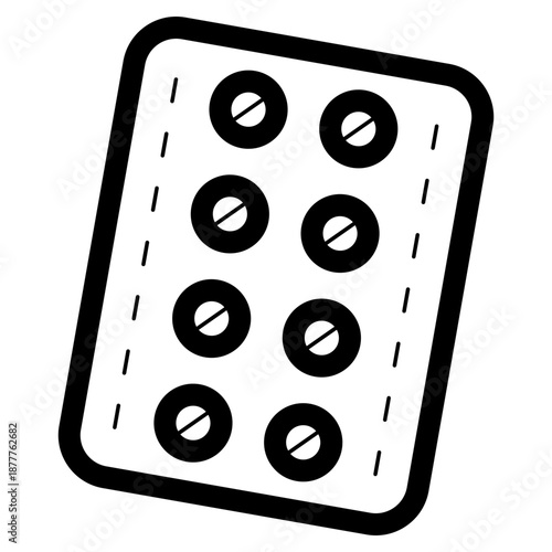 menstrual medicine tablet icon