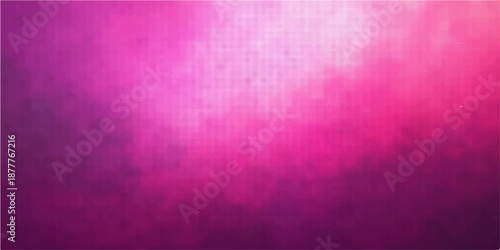 A vintage pink and purple grunge background features a textured paper pattern with aged violet paint and dirty canvas material for an old wall design