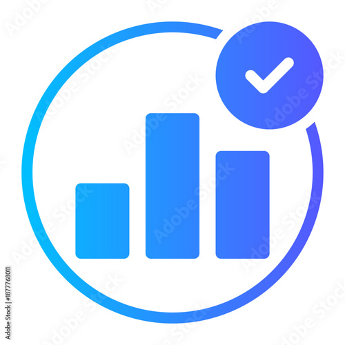 chart gradient icon