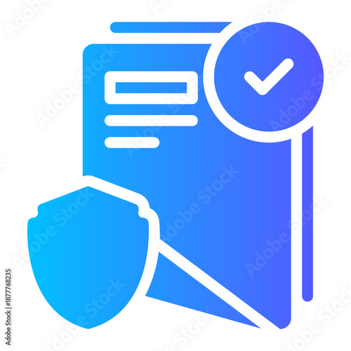 insurance gradient icon