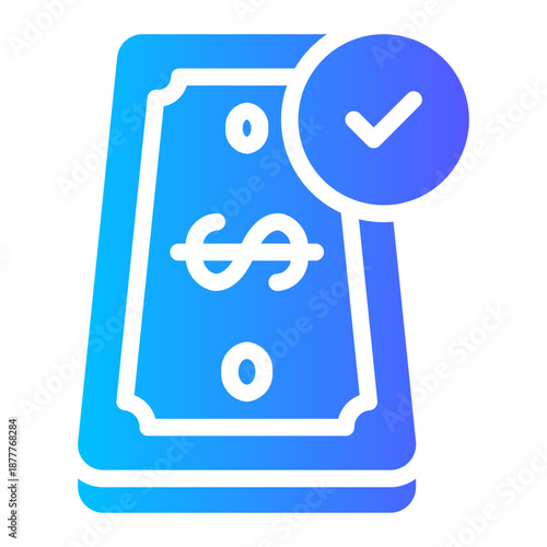 money gradient icon