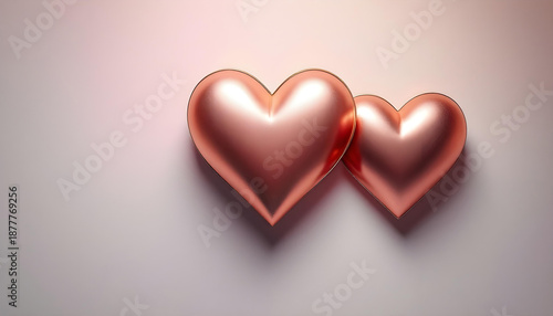 Valentine photo backdrop with heart accents