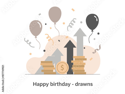 A vibrant composition of geometric shapes evokes modern art's simplicity, perfect for creative designs and presentations.