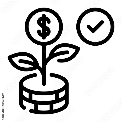 growth line icon