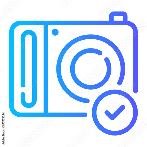 camera gradient icon