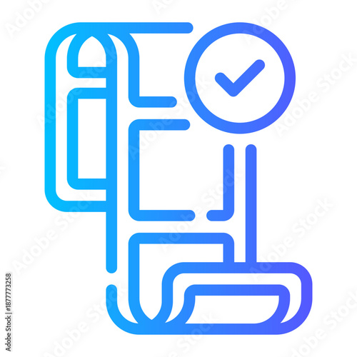 camera roll gradient icon