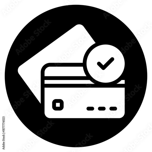 credit card glyph icon