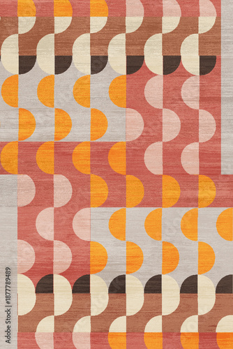 Original spring Rugs and Carpet modern Pattern with trending colors in high resolution
