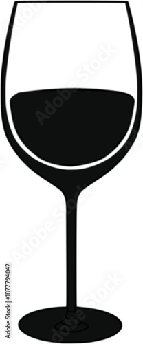 alcoholic beverage glasses for menu design