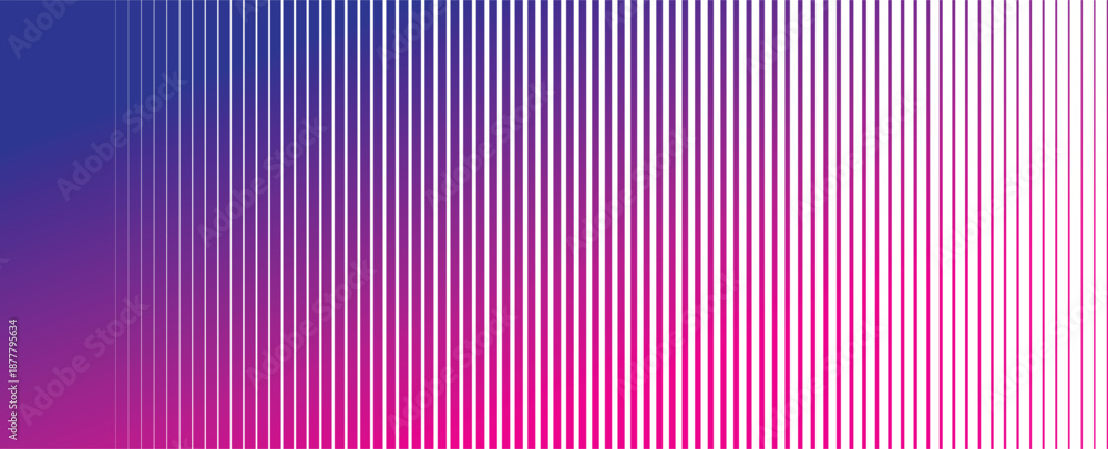 Obraz premium vertical speed line halftone gradient line pattern background