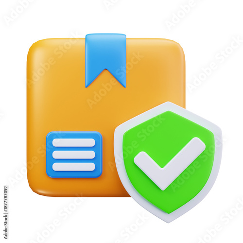 3D Secure Document File Protection Icon