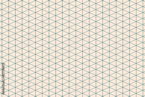 Grid paper. Isometric color grid on white background. Abstract lined transparent illustration. Geometric pattern for school, copybooks, notebooks, diary, notes, banners, print, books.