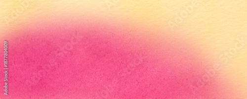 水彩絵の具で描いた春色グラデーション背景