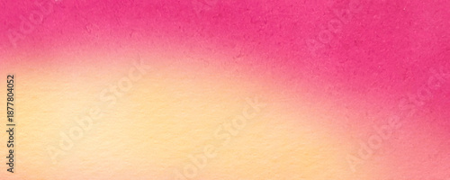 水彩絵の具で描いた春色グラデーション背景