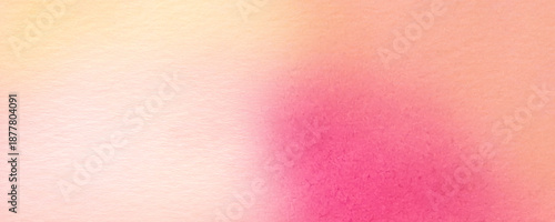 水彩絵の具で描いた春色グラデーション背景