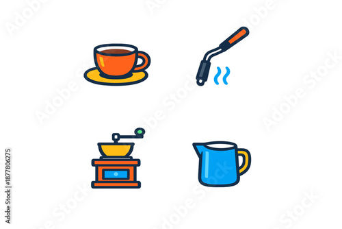 Coffee and Industry Icons