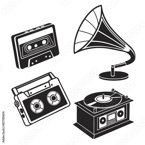 Vintage audio equipment