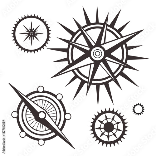 Collection of compass designs