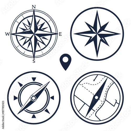 Collection of compass designs