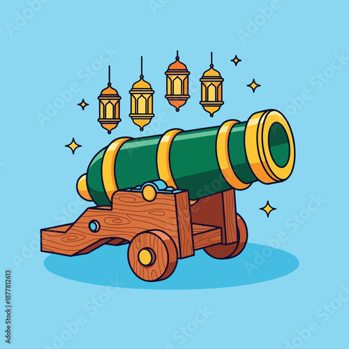 Ramadan Cannon and Lanterns.