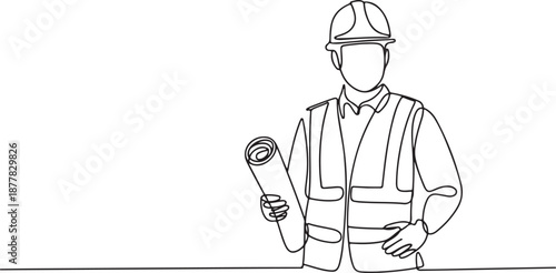 Construction Engineer with Plans