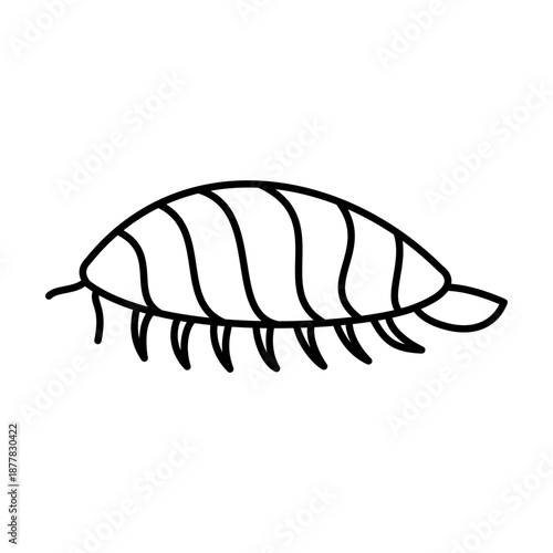 ダイオウグソクムシをモチーフにしたアイコン