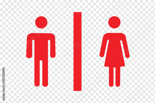 Toilet icons set. Men and women restroom icon sign right arrow. Disabled wheelchair icon. Girls and boys restrooms sign and symbol. bathroom sign. wc, lavatory. Collection of Toilet and Restroom Direc