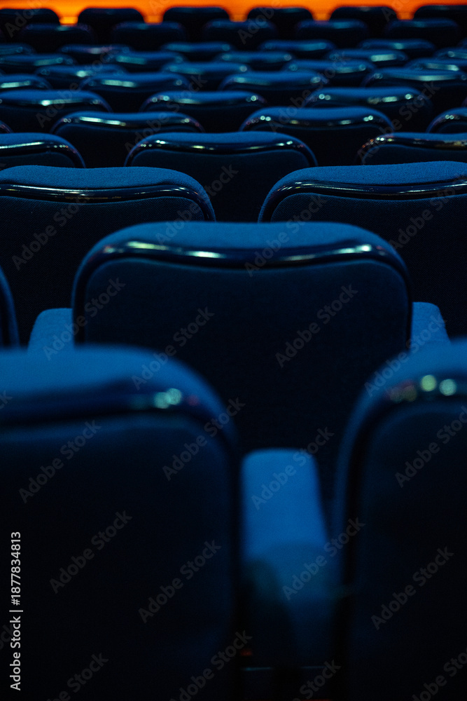 Fototapeta premium seat back in auditorium