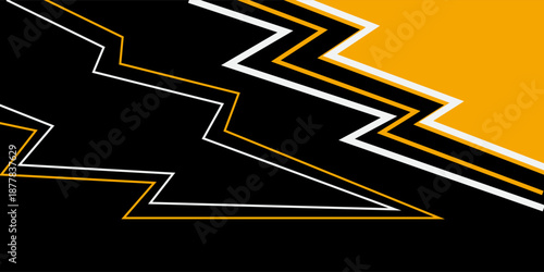 Black yellow white color art