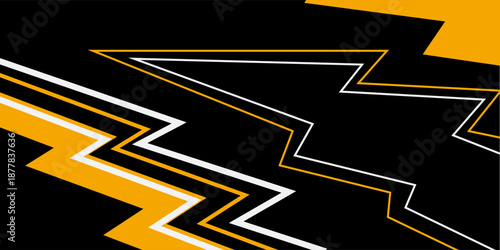 Black yellow white color art