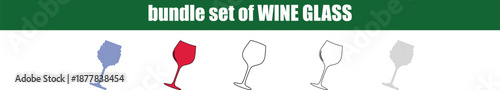 Silhouette, line art, dot, dotted, star art A diverse collection of stylized wine glass illustrations featuring various artistic designs and colors for versatile graphic design projects and beveragere