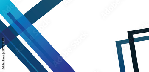 A blue and purple abstract design with geometric shapes on a white background with lines and squares high-quality professional detailed modern elegant stylish clean crisp