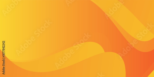 Colorful geometric background. Orange fluid shapes composition with trendy gradients. Liquid abstract background design. Futuristic design posters. Eps 10